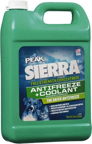 Peak - 1 Gal Antifreeze & Coolant - Propylene Glycol & Conventional Inhibitors Composition - Apex Tool & Supply
