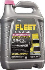 Peak - 1 Gal Heavy Duty Premixed Antifreeze & Coolant - Ethylene Glycol with SCA, Inhibitors, & De-Ionized Water Composition - Apex Tool & Supply