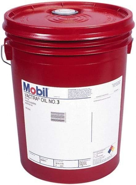 Mobil - 5 Gal Pail, Mineral Way Oil - ISO Grade 150, SAE Grade 15 - Apex Tool & Supply