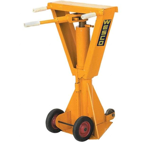 Wesco Industrial Products - Dock Bumpers & Trailer Jacks Type: Trailer Stabilizing Jack Material: Steel - Apex Tool & Supply