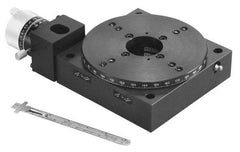 Parker - Rotary Positioning Stages Style: Worm Gear Drive Heavy Load Stage Thread Size: 1/4-20 - Apex Tool & Supply