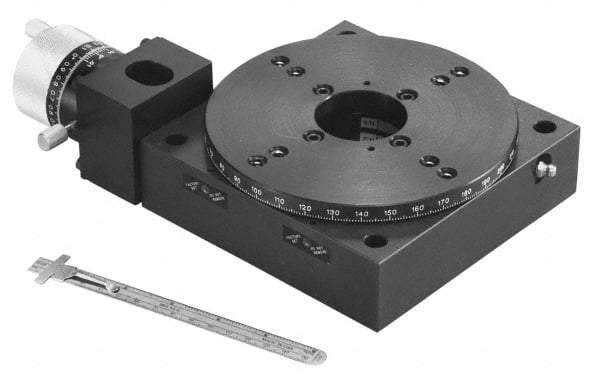 Parker - Rotary Positioning Stages Style: Worm Gear Drive Heavy Load Stage Thread Size: M6 - Apex Tool & Supply