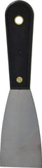 Value Collection - 2" Wide Stainless Steel Putty Knife - Stiff, Nylon Handle, 7.8" OAL - Apex Tool & Supply