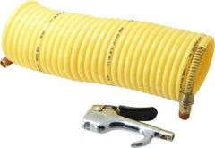 Coilhose Pneumatics - 1/4" ID Thumb Lever Blow Gun - 25' Long Hose - Apex Tool & Supply