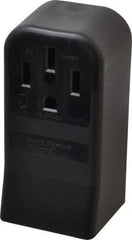 Pass & Seymour - 125/250 VAC, 50 Amp, 14-50R NEMA Configuration, Brown, Industrial Grade, Self Grounding Single Receptacle - 1 Phase, 3 Poles, 4 Wire, Surface Mount - Apex Tool & Supply