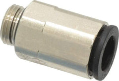 Legris - 8mm Outside Diam, 1/8 BSPP, Nickel Plated Brass Push-to-Connect Tube Male Connector - 290 Max psi - Apex Tool & Supply