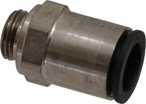Legris - 12mm Outside Diam, 1/4 BSPP, Nickel Plated Brass Push-to-Connect Tube Male Connector - 290 Max psi - Apex Tool & Supply