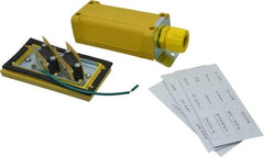 Woodhead Electrical - 2 Operator, Mushroom Head Pendant Control Station - No Legend, Momentary Switch, NO/NC Contact - Apex Tool & Supply