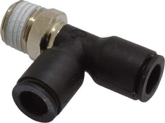 Legris - 8mm OD, 1/4 BSPT, Nylon/Nickel Plated Brass Push-to-Connect Male Run Tee - 290 Max psi - Apex Tool & Supply
