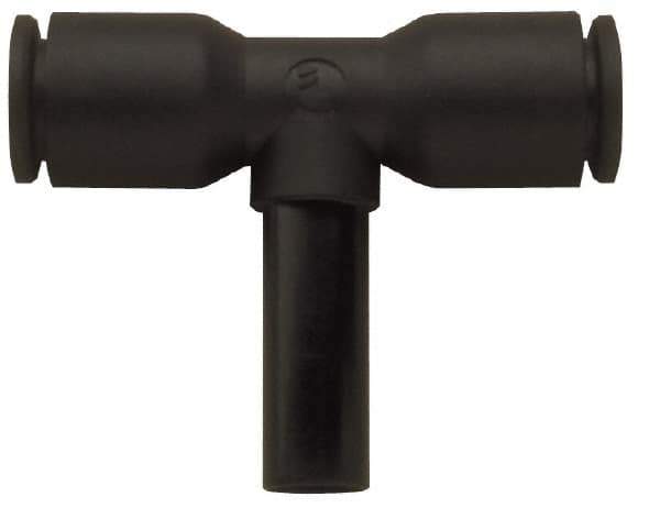 Legris - 1/4" Outside Diam, Nylon Push-to-Connect Tube Plug-In Tee - 290 Max psi - Apex Tool & Supply