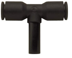 Legris - 1/4" Outside Diam, Nylon Push-to-Connect Tube Plug-In Tee - 290 Max psi - Apex Tool & Supply