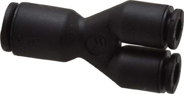 Legris - 4 x 6mm Outside Diam, Nylon Push-to-Connect Union Y - 290 Max psi - Apex Tool & Supply