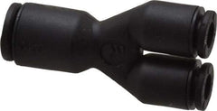 Legris - 4 x 6mm Outside Diam, Nylon Push-to-Connect Union Y - 290 Max psi - Apex Tool & Supply