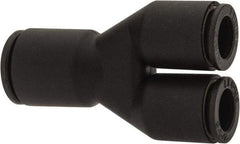Legris - 8 x 10mm Outside Diam, Nylon Push-to-Connect Union Y - 290 Max psi - Apex Tool & Supply