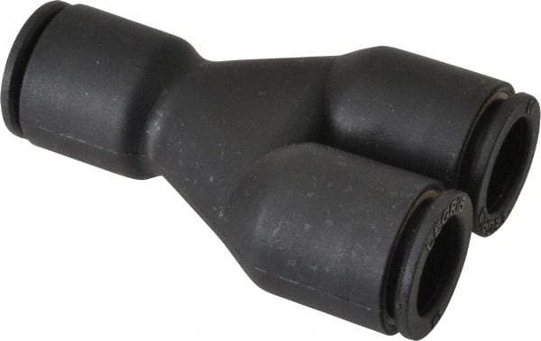 Legris - 10mm Outside Diam, Nylon Push-to-Connect Union Y - 290 Max psi - Apex Tool & Supply