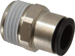 Legris - 12mm Outside Diam, 1/2 BSPT, Nickel Plated Brass Push-to-Connect Tube Male Connector - 290 Max psi - Apex Tool & Supply