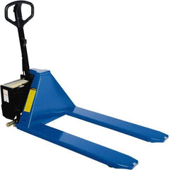 Vestil - 3,000 Lb Capacity, 31-1/2" Lift Portable Tote Lifter - 3-1/2" Min Lift Height, 45" Fork Length x 6-1/2" Fork Width, 26-1/2" Overall Width - Apex Tool & Supply