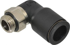 Legris - 12mm OD, 1/4 BSPP, Nylon/Nickel Plated Brass Push-to-Connect Male Elbow - 290 Max psi - Apex Tool & Supply