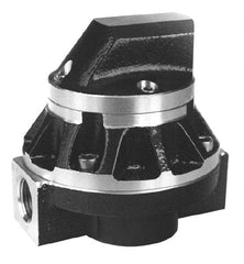 GPI - 1/2" FNPT Port Oval Gear Flowmeter - 0.3 to 7.9 GPM, Aluminum - Apex Tool & Supply