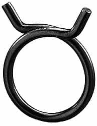 Rotor Clip - 1.88" Wide, Carbon Steel Single Wire Hose Clamp - Apex Tool & Supply