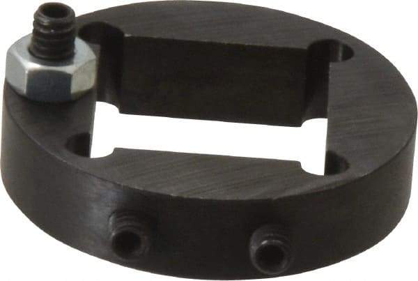 Made in USA - Metal Cutting & Forming Machine Work Stop - For Use with Arbor Press (1-1/4" Square Ram) - Apex Tool & Supply