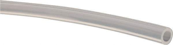 Made in USA - 1/8" ID x 3/16" OD, 1/32" Wall Thickness, Cut to Length (50' Standard Length) PTFE Tube - Translucent, 55 Hardness - Apex Tool & Supply