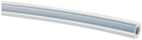 Made in USA - 1/8" ID x 1/4" OD, 1/16" Wall Thickness, Cut to Length (50' Standard Length) PTFE Tube - Translucent, 55 Hardness - Apex Tool & Supply