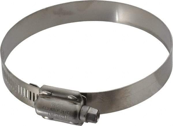 IDEAL TRIDON - SAE Size 412, 3-1/4 to 4-1/8" Diam, Stainless Steel High Torque Worm Drive Clamp - 5/8" Wide, Material Grade 304, Series 850 - Apex Tool & Supply