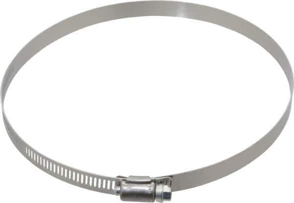 IDEAL TRIDON - SAE Size 104, 5 to 7" Diam, Carbon Steel Worm Drive Clamp - 1/2" Wide, Series 600 - Apex Tool & Supply