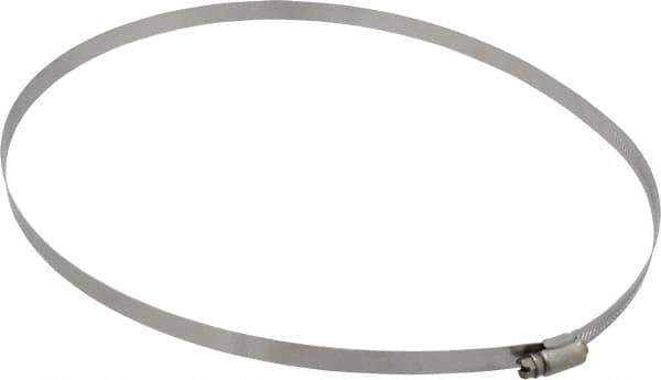 IDEAL TRIDON - SAE Size 176, 9-1/2 to 11-1/2" Diam, Stainless Steel Worm Drive Clamp - 1/2" Wide, Material Grade 201/305, Series 620 - Apex Tool & Supply