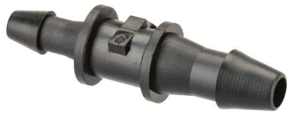 Made in USA - 1/8 x 3/32" Barb, Nylon Single Barbed Tube Reducer - Black - Apex Tool & Supply