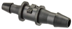 Made in USA - 1/8 x 3/32" Barb, Nylon Single Barbed Tube Reducer - Black - Apex Tool & Supply
