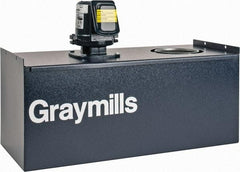 Graymills - 10 Gallon Tank Capacity, Coolant Pump/Motor - 24" Tank Length x 9-3/4" Tank Width x 16" Tank Height - Apex Tool & Supply