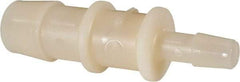 Made in USA - Nylon Single Barbed Tube Reducer - Natural - Apex Tool & Supply
