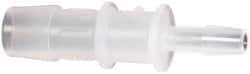 Made in USA - Polypropylene Single Barbed Tube Reducer - Natural - Apex Tool & Supply