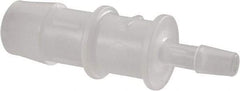 Made in USA - Polypropylene Single Barbed Tube Reducer - Natural - Apex Tool & Supply