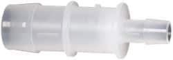 Made in USA - Polypropylene Single Barbed Tube Reducer - Natural - Apex Tool & Supply