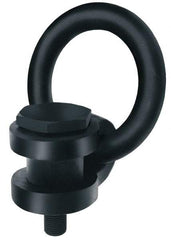 American Drill Bushing - 25,000 kg. Load Limit, Side Pull Hoist Ring - M64x6.0 Thread Size, 5-1/4 x 10-1/2 Inch Diameter Ring - Apex Tool & Supply