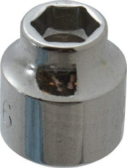 Proto - 5/16", 3/8" Drive, Standard Hand Socket - 6 Points, 3/4" OAL, Chrome Finish - Apex Tool & Supply