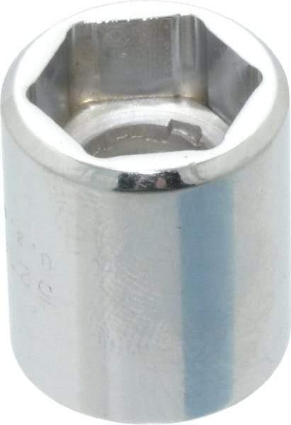 Proto - 1/2", 3/8" Drive, Standard Hand Socket - 6 Points, 7/8" OAL, Chrome Finish - Apex Tool & Supply