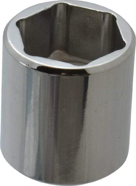 Proto - 5/8", 3/8" Drive, Standard Hand Socket - 6 Points, 15/16" OAL, Chrome Finish - Apex Tool & Supply