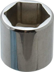 Proto - 11/16", 3/8" Drive, Standard Hand Socket - 6 Points, 15/16" OAL, Chrome Finish - Apex Tool & Supply