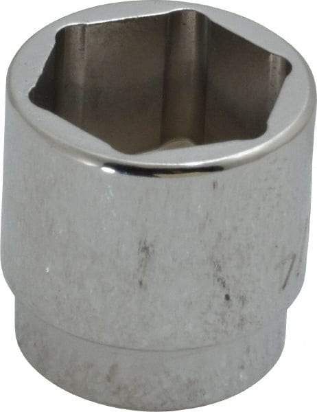Proto - 3/4", 3/8" Drive, Standard Hand Socket - 6 Points, 15/16" OAL, Chrome Finish - Apex Tool & Supply