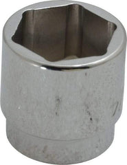 Proto - 3/4", 3/8" Drive, Standard Hand Socket - 6 Points, 15/16" OAL, Chrome Finish - Apex Tool & Supply