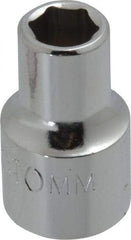 Proto - 1/2" Drive, Standard Hand Socket - 6 Points, 1-1/2" OAL, Chrome Finish - Apex Tool & Supply