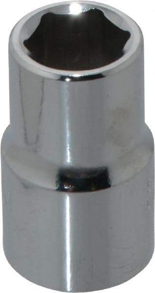Proto - 1/2" Drive, Standard Hand Socket - 6 Points, 1-1/2" OAL, Chrome Finish - Apex Tool & Supply