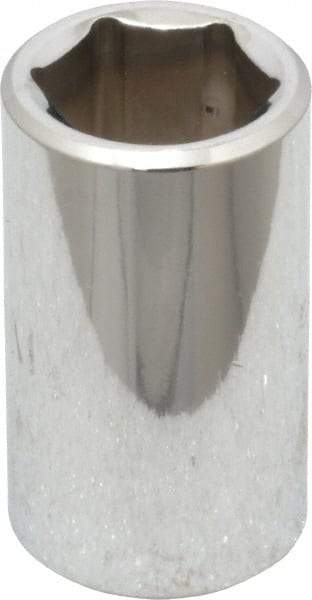 Proto - 1/2" Drive, Standard Hand Socket - 6 Points, 1-1/2" OAL, Chrome Finish - Apex Tool & Supply