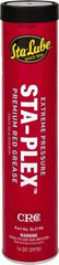CRC - 14 oz Cartridge Lithium Extreme Pressure Grease - Red, Extreme Pressure & Food Grade, 325°F Max Temp, NLGIG 2, - Apex Tool & Supply