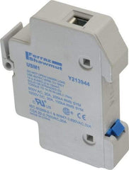 Ferraz Shawmut - 1 Pole, 1000 VDC and 800 VAC, 30 Amp, DIN Rail Mount Fuse Holder - Compatible with CC Class, 1-1/2 Inch Long x 0.69 Inch Wide and 13/32 Inch Diameter Fuse - Apex Tool & Supply