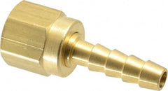 Dixon Valve & Coupling - 1/2 UNF Thread, 1/4 Inch Hose, Hose Barb x Female 45° SAE/37° JIC Swivel Connector - Apex Tool & Supply